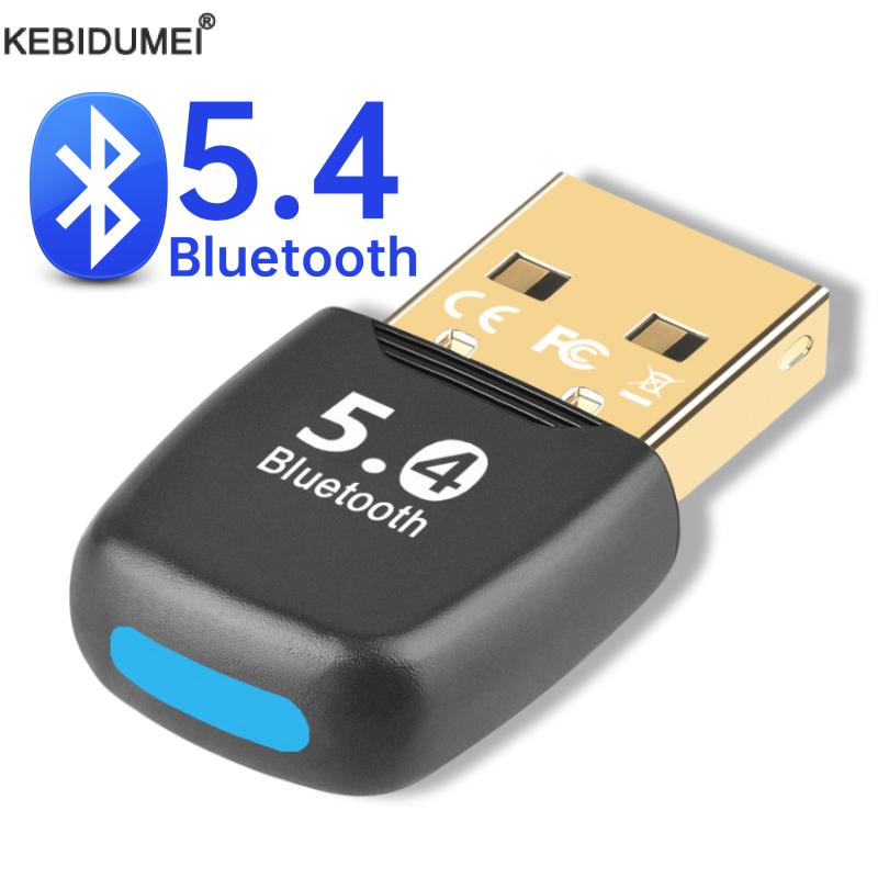Usb bluetooth 5.4 adaptador receptor de áudio música transmissor para pc alto-falante portátil soundbox mouse sem fio transmissor usb