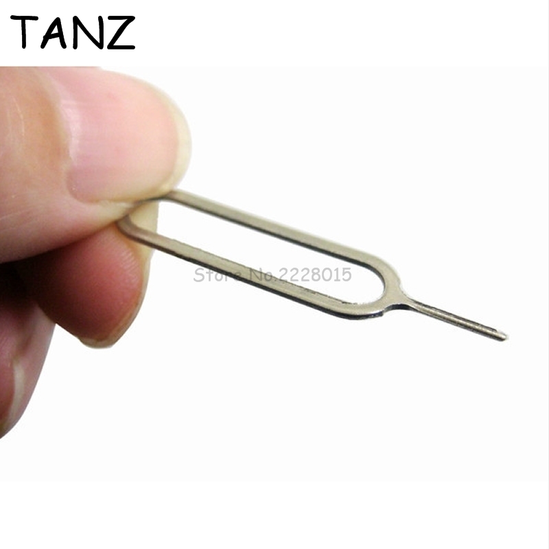 10 PCS Metal Sim Card Tray Removal Eject Pin Key Tool Needle For iphone 4 5 6s 7 Plus iPad for samsung Galaxy S7 edge for Huawei