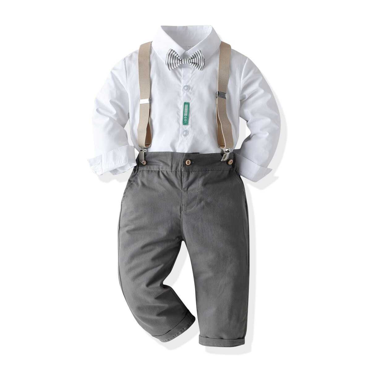 GV Boys Steve 3 piece Suspenders, Bow Tie and Dress Shirt set