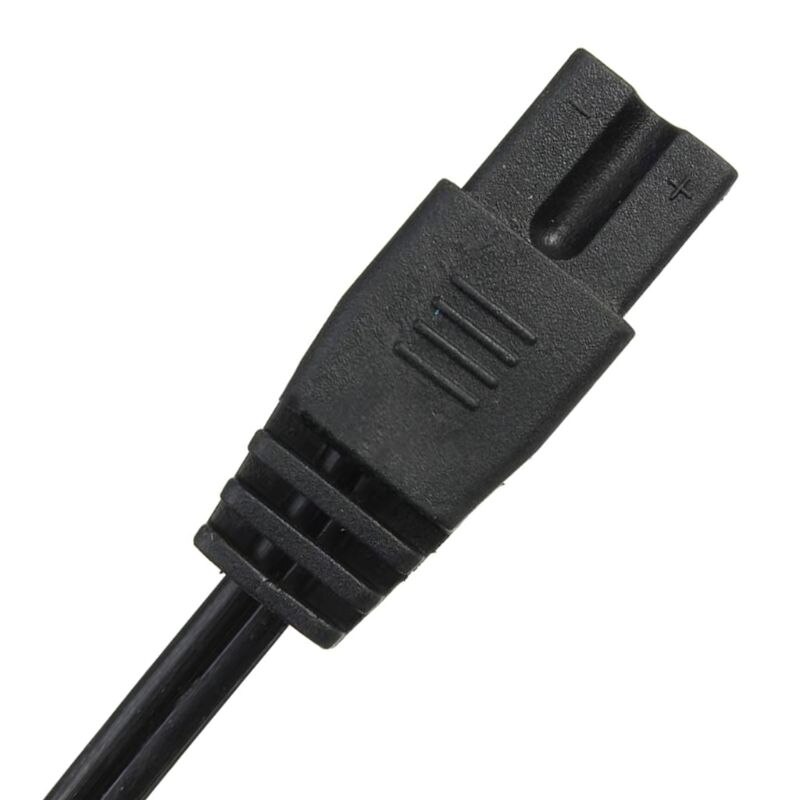 2m kabler stik  dc 12v 2- polet tilslutningsledning kabeltrådstik egnet til bil køleboks mini køleskab