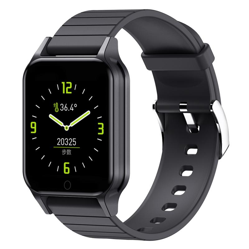 T96 waterproof Bluetooth music smart bracelet can measure body temperature heart rate blood pressure healthy sports bracelet