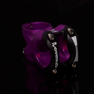 Taiwan PASS QUEST alloy Bicycle stem DJ/AM/FR/DH Downhill Mountain Bike stem 0 degree 45MM: Purple