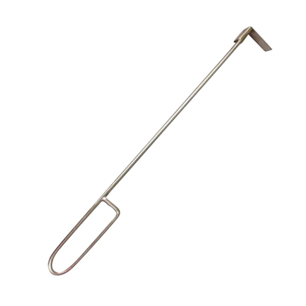 46cm Stainless Steel Charcoal Ash Rake BBQ Ash Tool Rake Poker for Kamado Joe Charcoal Smoker Wood Burning Stove Silver A50