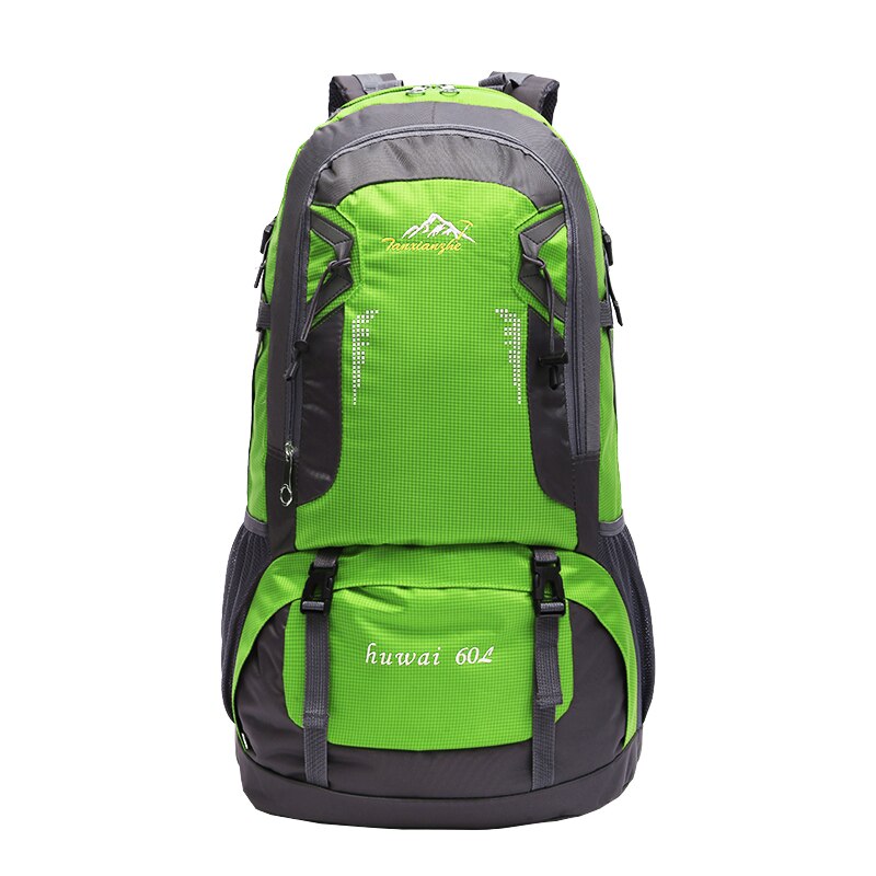 40L & 60L Wandern Rucksack Klettern Wandern Angeln Sport Tasche Wasserdichte Bergsteigen Camping Reise Rucksäcke: Grün 60L