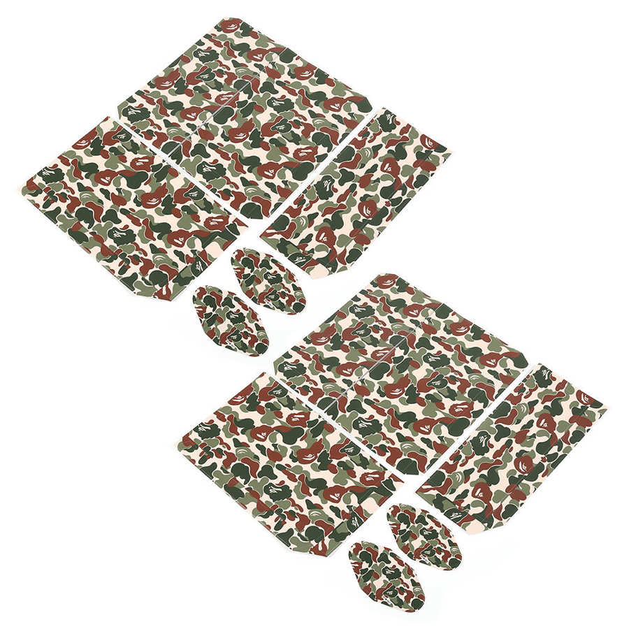 Accessoires de jeu adaptateur kinect 2 pièces DPTM1807 autocollants de protection de peau de Camouflage pour contrôleur de Console