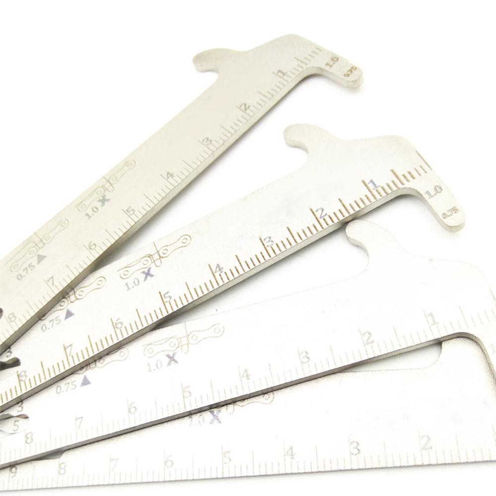 Chain Measuring Mountain Bike Chain Measuring Indicator Caliper Wear Measuring Instrument Measuring Chain Caliper Detection Tool