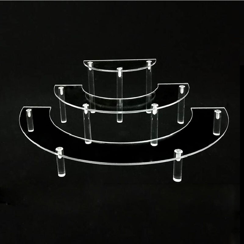 Acryl Ladder Frame Parfum Sieraden Display Rack Transparante Ladder Plank Display Gereedschap Acryl Cosmetica Magazijnstelling: wed03011