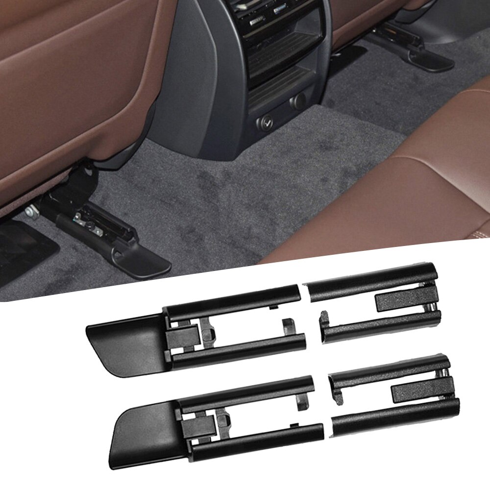 Car Seat Track Cover For BMW 7 Series F01/F02/ Black Replacement Accessories