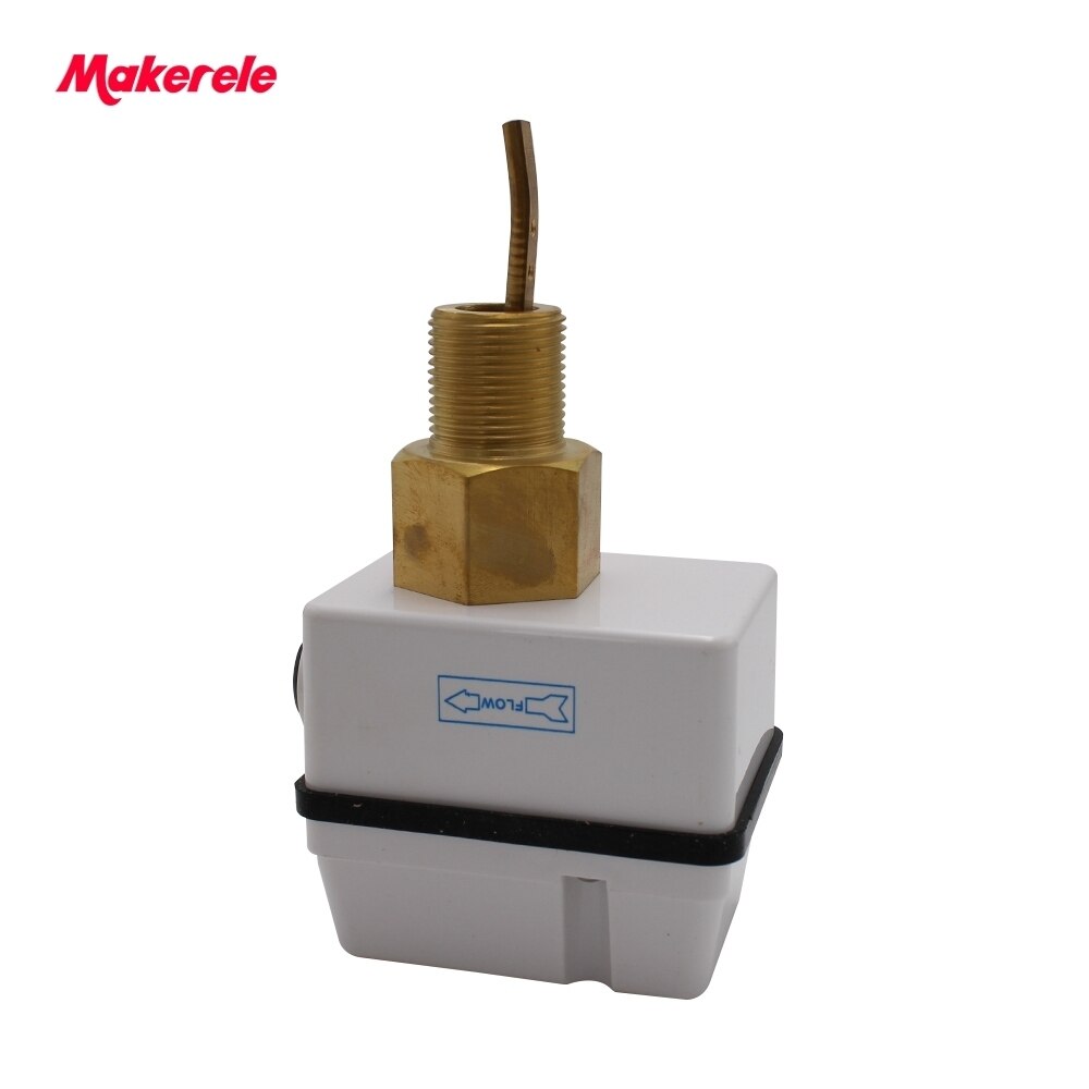 Brass Paddle Flow Switches For Gas And Liquid Paddle Flow Sensor Air Conditioner Parts AC 250V 15A Liquid Flow Switch MK-FS01