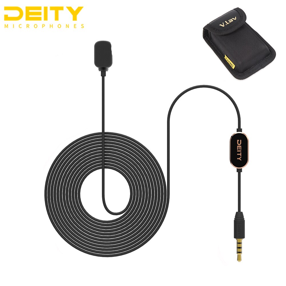 Deity V.lav Lavalier Microphone Omnidirectional Lavalie Condenser Mic for Mobile Phone Pad Recorder
