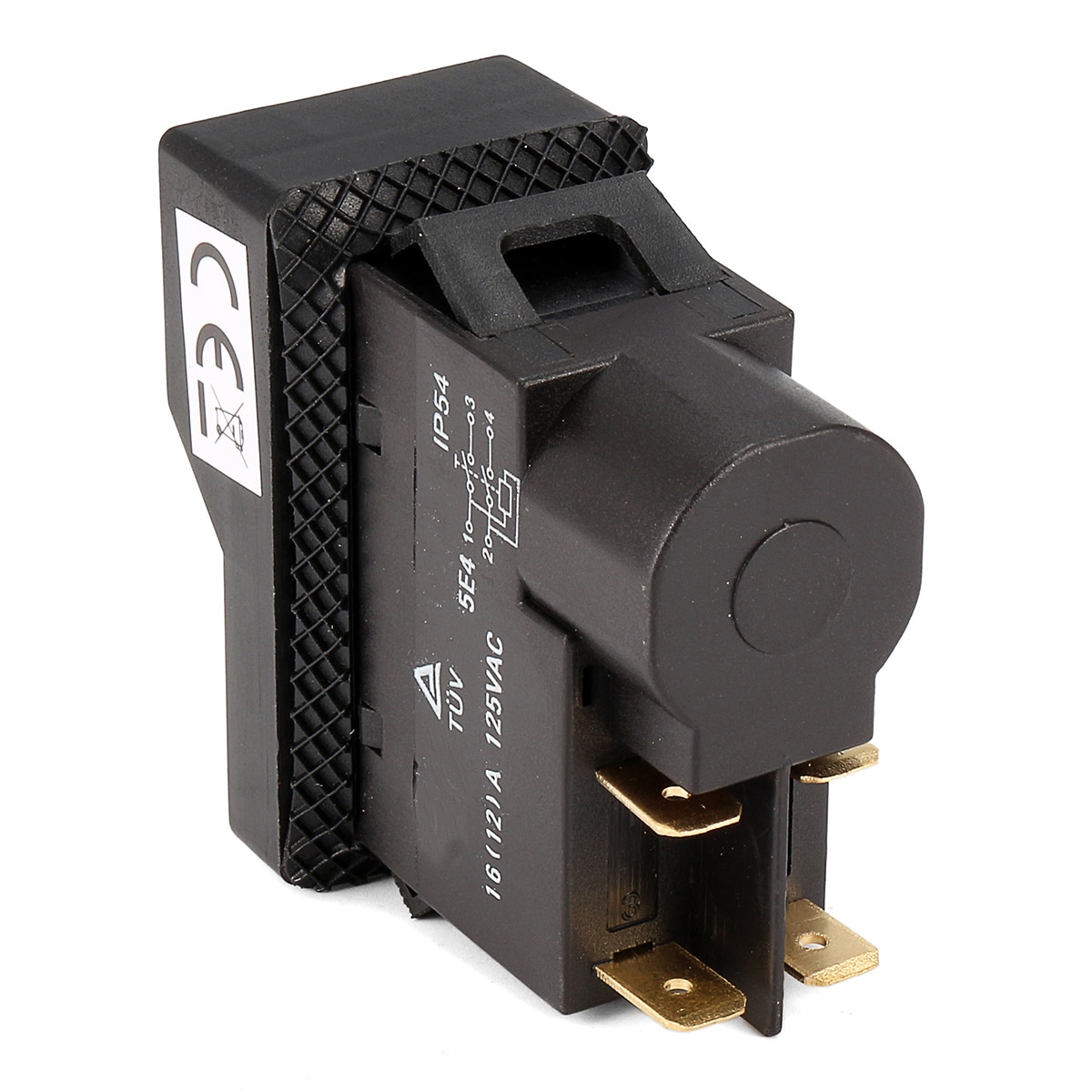 Start Stop No Volt Release Switch Fit Machines Start Stop On Off Volt Release Switch for Workshop Machines KJD17 125V 16A 4Pin