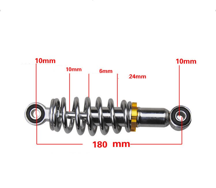 Amortisseur électrique pour moto, 1 150mm, 135mm, 200mm, paire de ressorts de Suspension, 180mm, 150mm, 180mm: 180mm