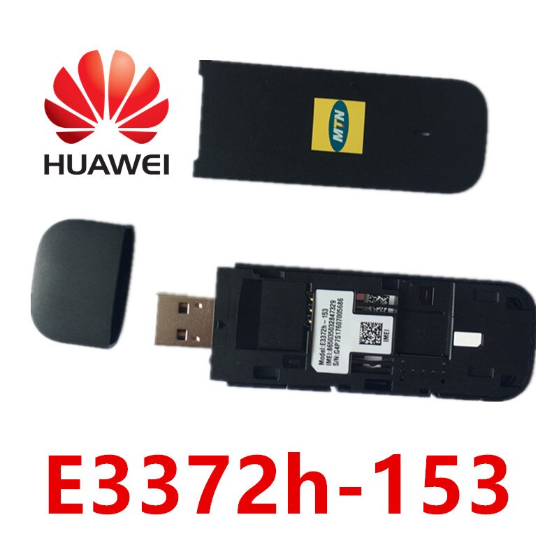 Unlocked huawei e3372 e3372h-153 4g usb modem 4g lte huawei e3372h 4g modem met sim card slot huawei e3372 4g lte usb dongle