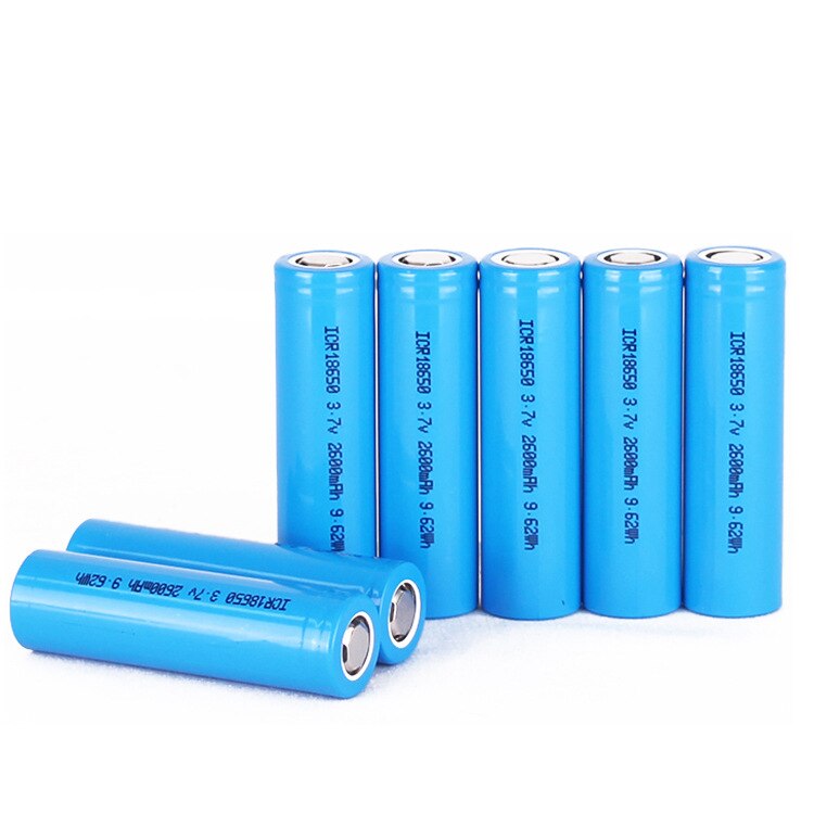 18650 2600 mah 3.7v li-ion oplaadbare batterij voor led-zaklampen li-ion batterijen