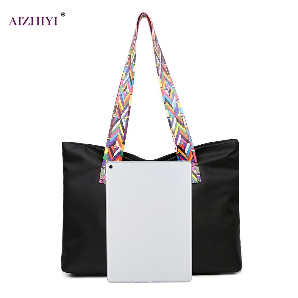 Nylon Wasserdichte Handtasche Frauen Große Kapazität Schulter Tasche Mommy Tasche lässig Täglichen Reise Einkaufen Totes Handtasche