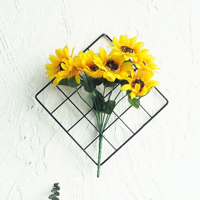 20cm Metal Mesh Grid DIY Wall Photos Postcards Wall Art Display Pictures Frame