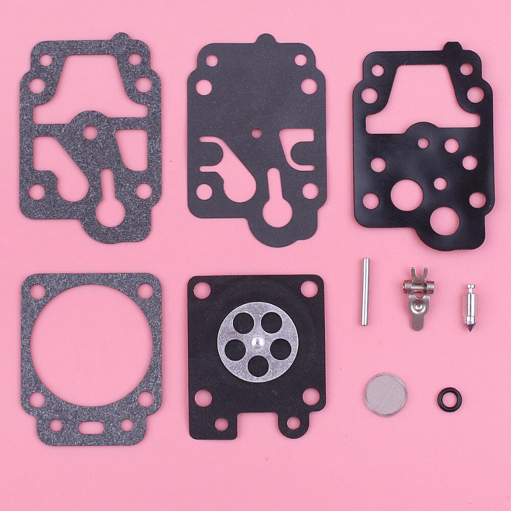 2pcs/lot Carburetor Rebuild Repair Kit For Walbro K10-WYC WYC Carb Trimmer Blower Spare Part