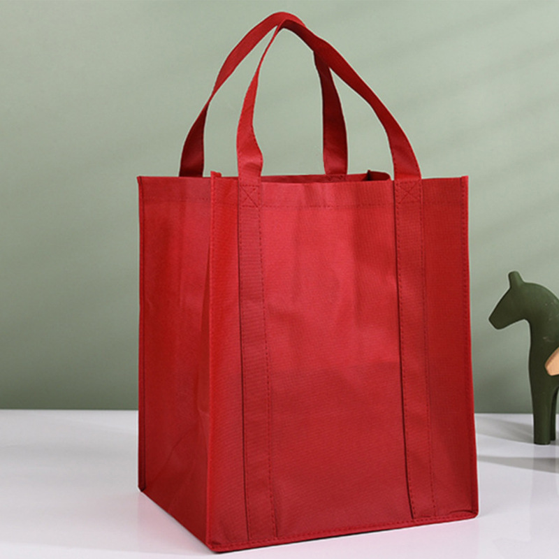 Foldable Shopping Bag Large Capacity Tote Bag Reusable Grocery Pouch Non-Woven Travel Storage Bags Eco Women Shopping Handbag