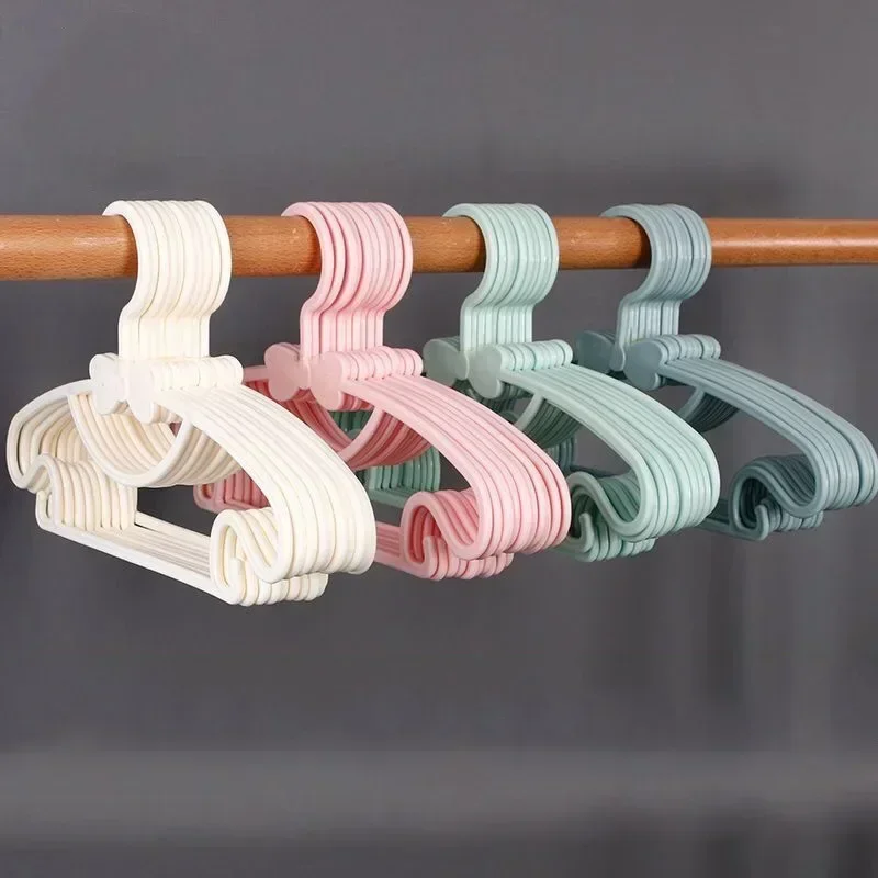 Perchas para bebés de 5 uds., colgador de almacenamiento de abrigos para niños, organizador de armario, perchas de exhibición portátiles a prueba de viento, perchas para ropa para niños