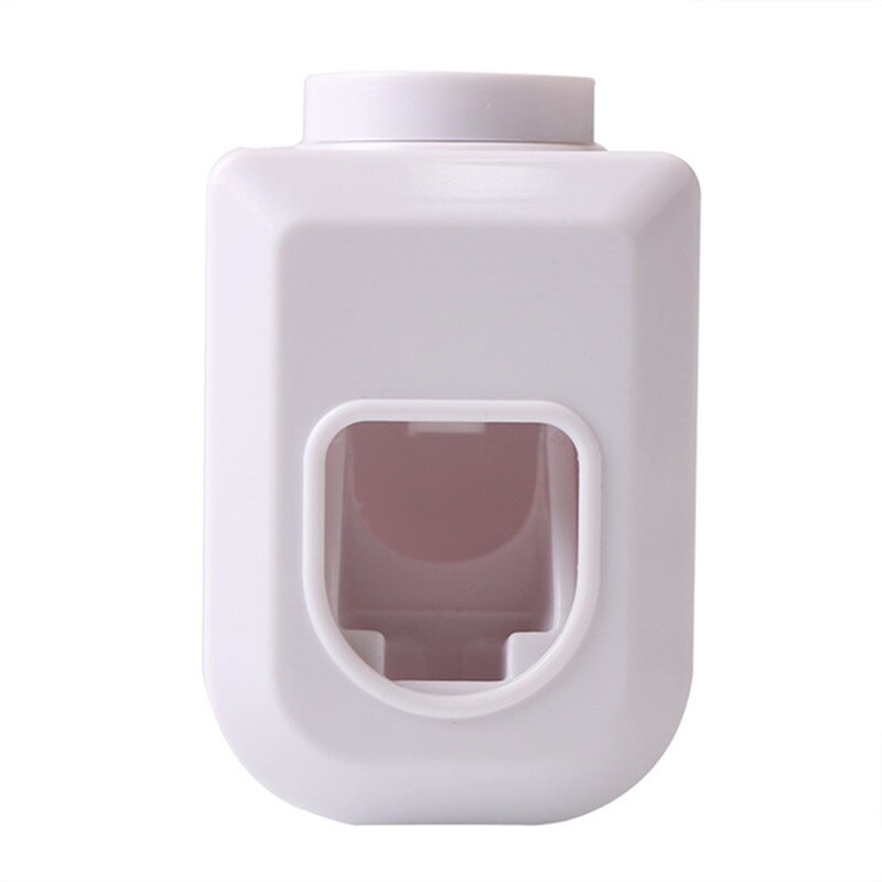 Distributeur automatique de dentifrice pour enfants, presse-agrumes, support mural, accessoires de salle de bain: Blanc
