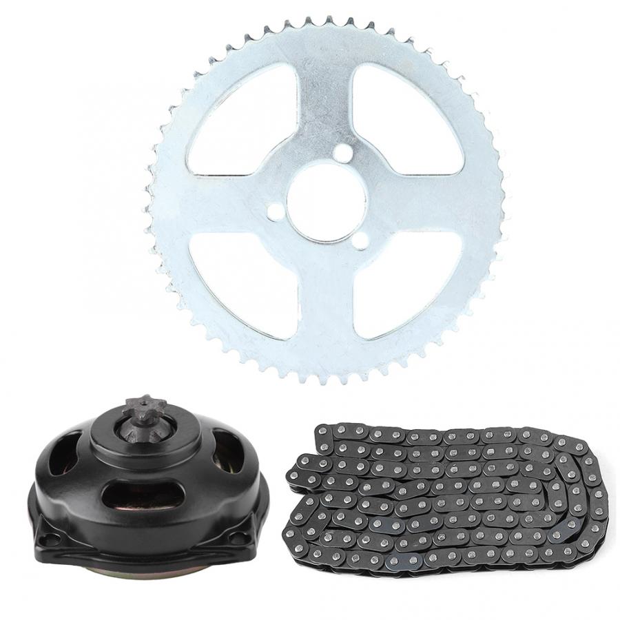 Motorfiets Transmissie Drive Systeem T8F Chain & 6 T Versnellingsbak & Tandwiel Kit voor Mini Motorfiets 47cc 49cc aluminiumlegering