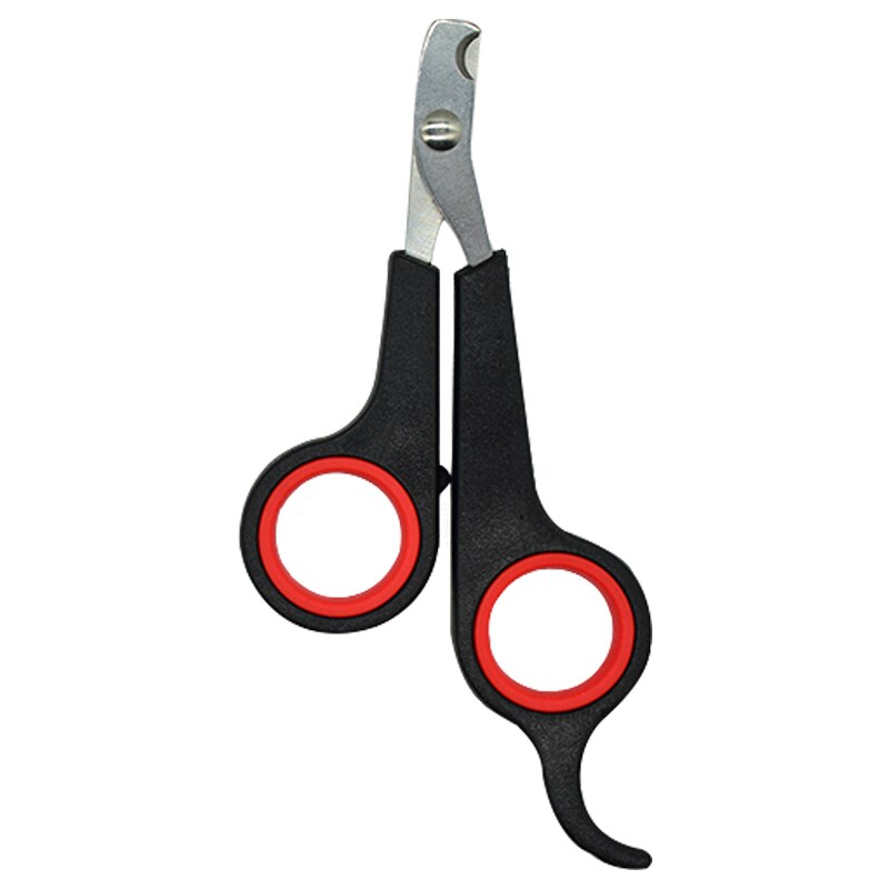 Coupe-ongles en acier inoxydable | Chiens de compagnie, chat, coupe-ongles, ciseaux de toilettage pour animaux chats griffe d'orteaux, outils fournitures pour animaux: Black Red