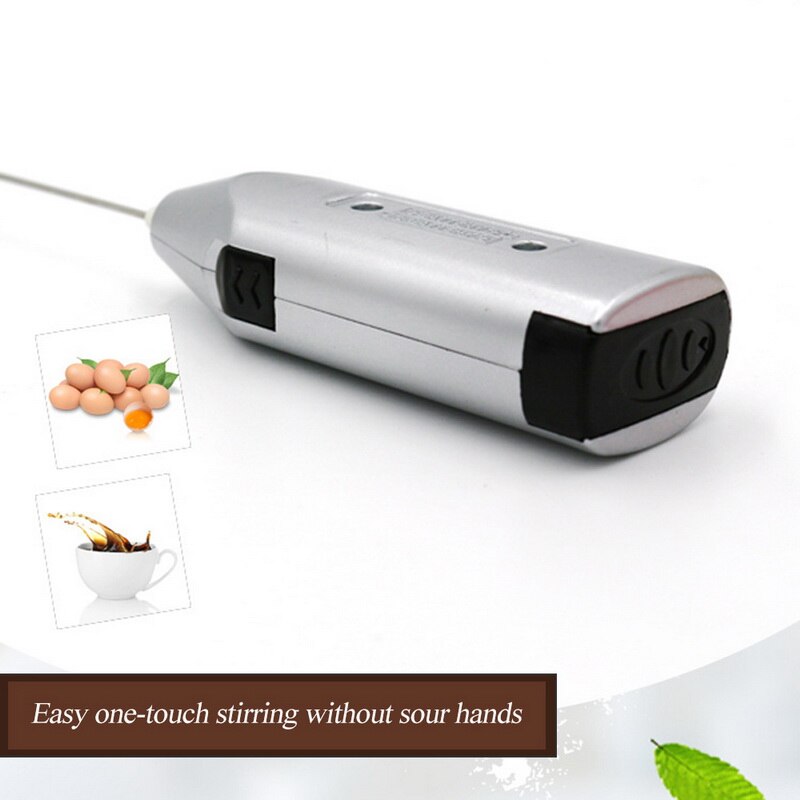 1pc elektriska mjölkskummare kök cappuccino äggvisp dryck