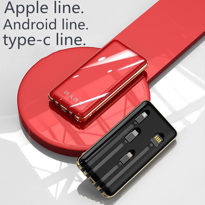 Nuovo 30000 MAH power pack con alta capacità e veloce ricarica con ultra sottile Huawei Apple universale alimentazione elettrica mobile