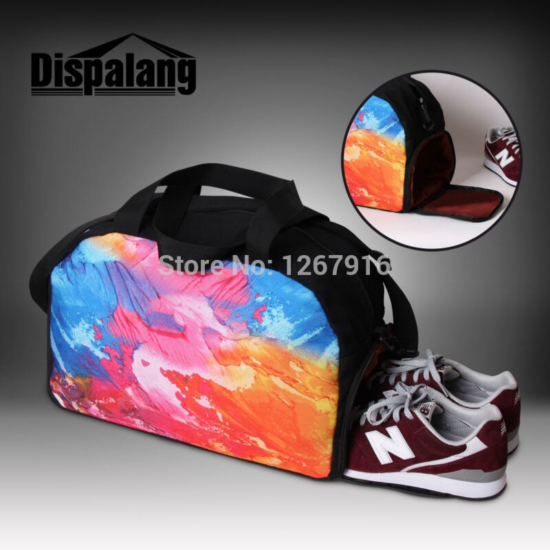 Dispalang bloemenschedelprint dames weekendtas dames reistassen grote bagagetas voor heren sportieve weekendtassen