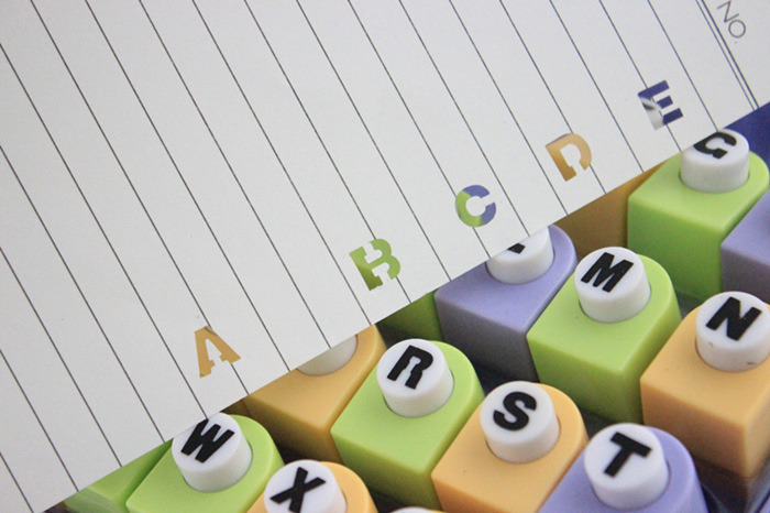 1set Letter Embossing Device Handmade Crafts Tool Paper Punch For Photo Gallery DIY Card Punches Embossing device