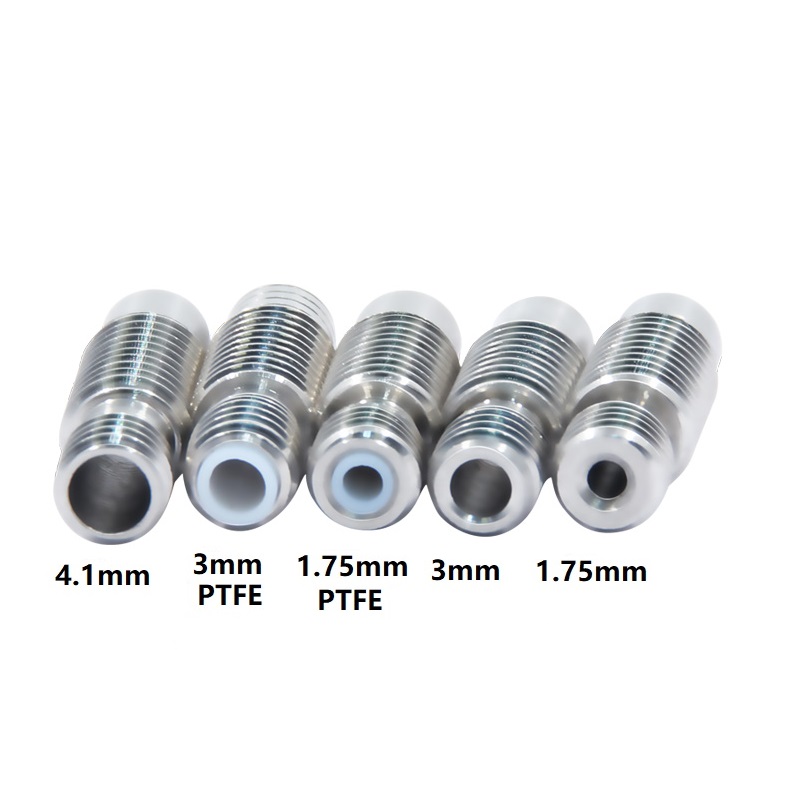 mega 10 pz 5 pz E3D V6 gola HeatBreak M7 M6 filetto stampante 3D parte per 1.75 3mm con PTFE tubo di alimentazione tubo estrusore Hotend