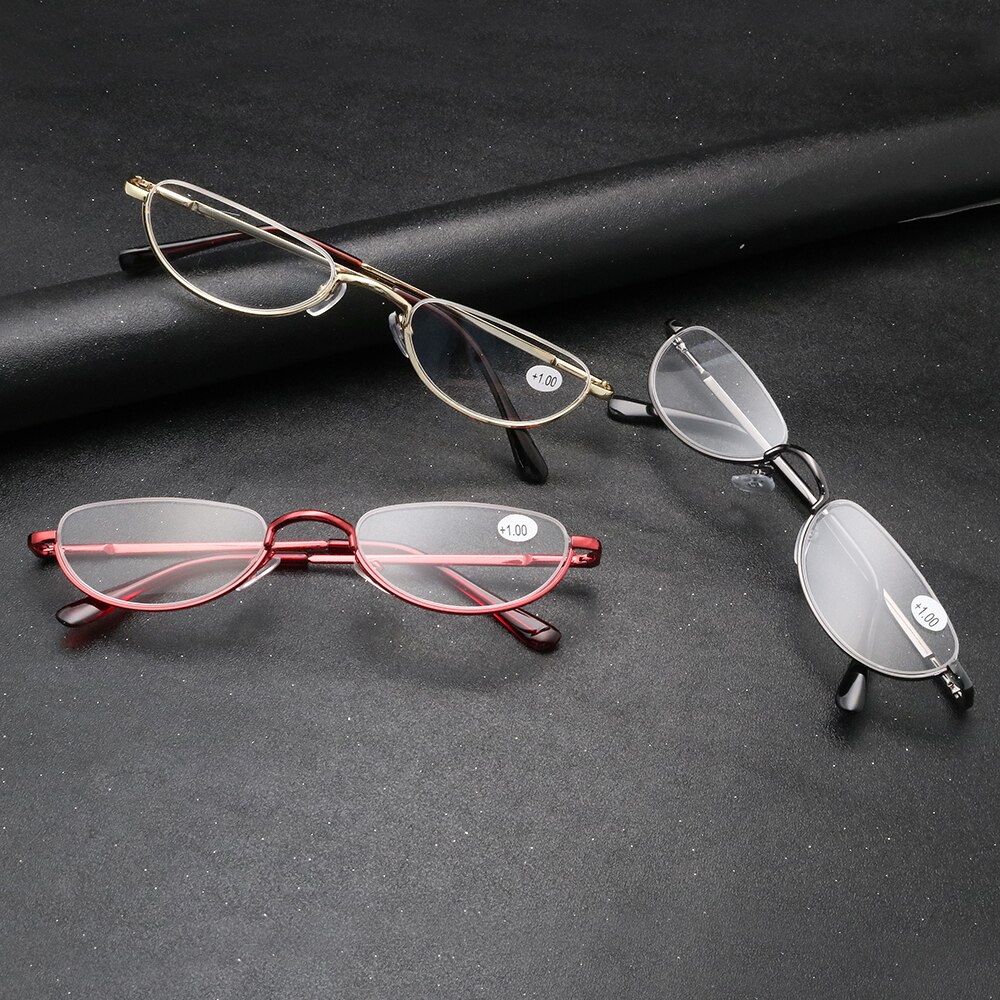 Begreat Half Frame Metalen Leesbril Mannen Presbyope Bril Vrouwen Bril Unisex Brillen Очки Для Чтения Ultralight Clear