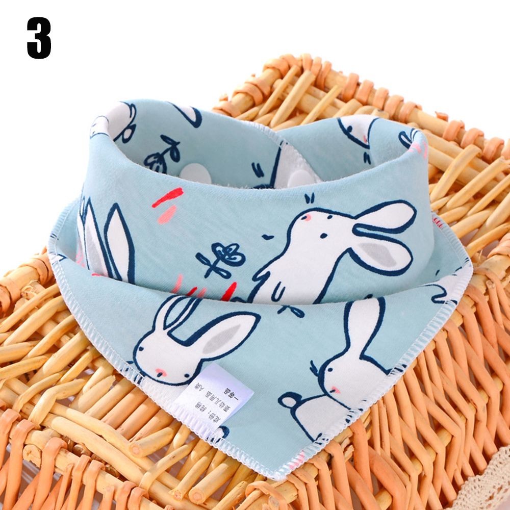 Baby Lätzchen Wasserdicht Dreieck Baumwolle Cartoon Kind Baberos Bandana Lätzchen Neugeborenen Slabber Saugfähigen Tuch Spucktuch: 3