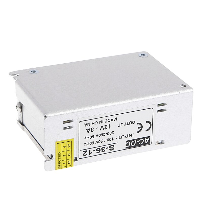 AC 100-260V Zu DC 12V 3A 36W Schalter Netzteil Treiber Adapter LED Streifen Licht l41E