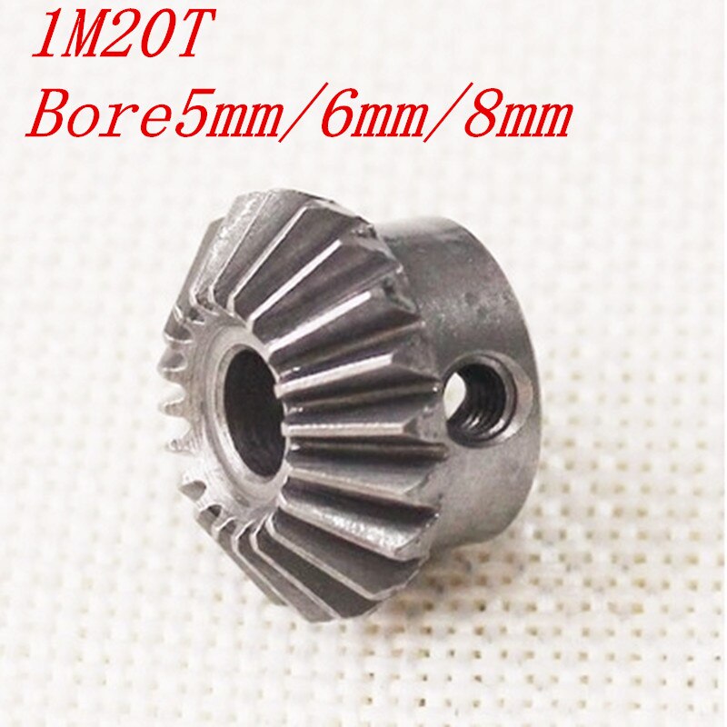 2 Pcs 1 1 Bevel Gear 1 Modulus 20 Tanden Met Binne Grandado