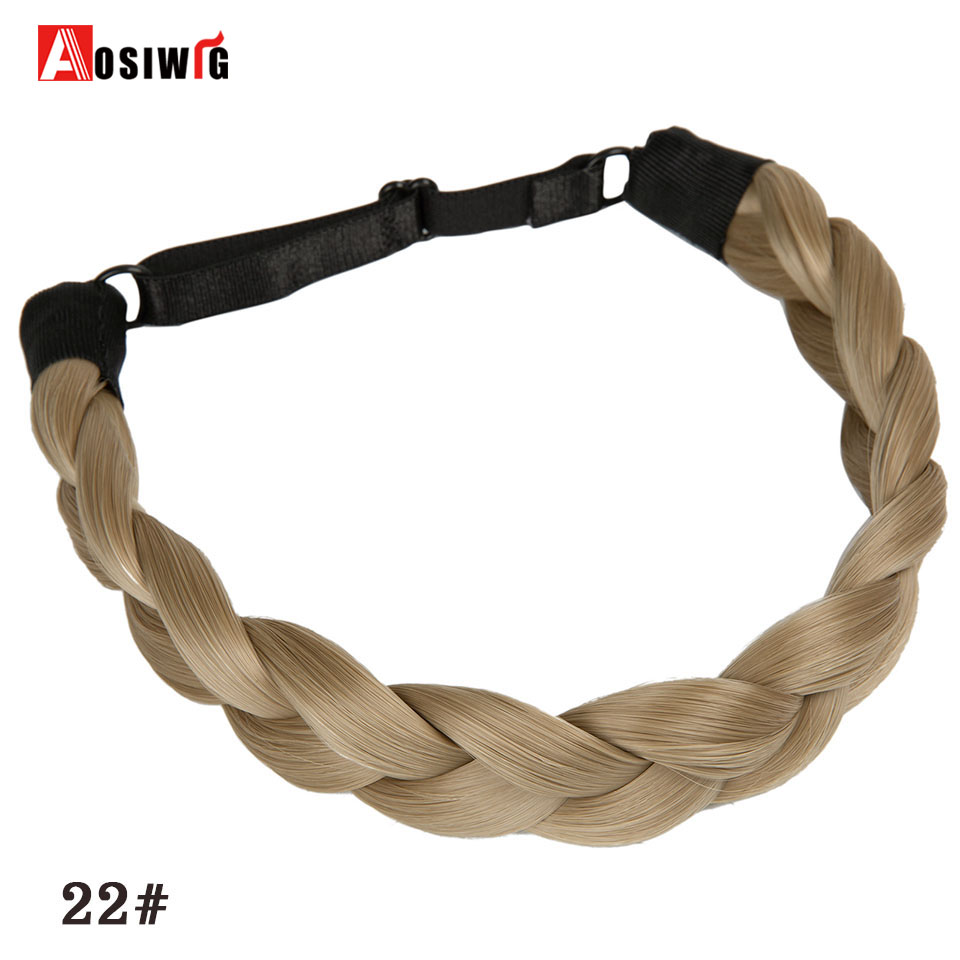 Accesorios para el cabello de para mujeres y niñas, peluca sintética, bandas para el cabello, diadema Vintage, trenzas, diademas, accesorios para peluca de cabello: 4/30HL