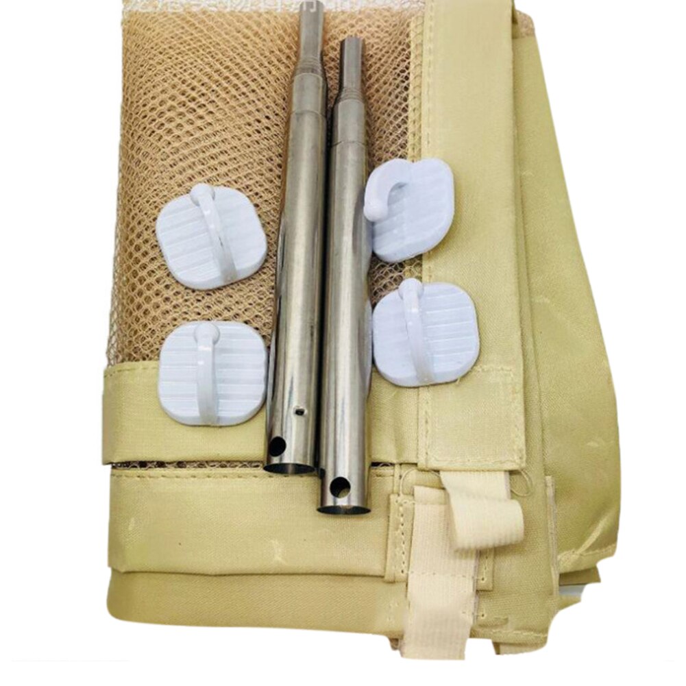 Pet Gate Safety Protection Net Foldable Stair Dog Fence Set With Hook Enclosure Portable Dog Fence Set Mesh Guard Polyester