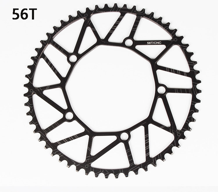 LP litepro Cogwheel left and right crank set Road bike folding car modification Single disc 130 BCD bicycle parts Including axis: 56T