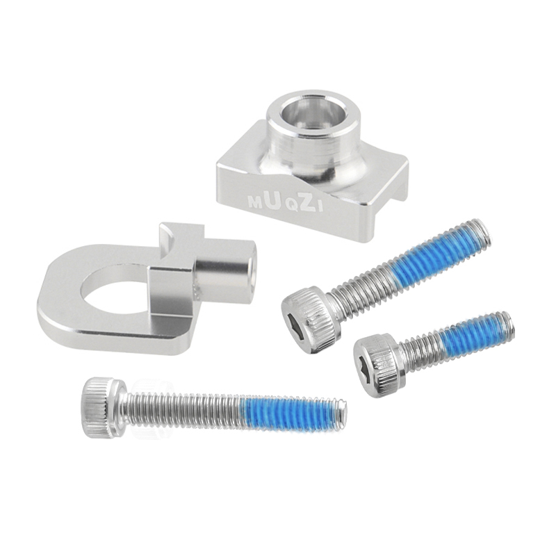 MUQZI Bicycle Chain Adjuster Tensioner For Folding Fixed Gear Single Speed Bike Chain Adjuster Screw Bolt: Light Grey