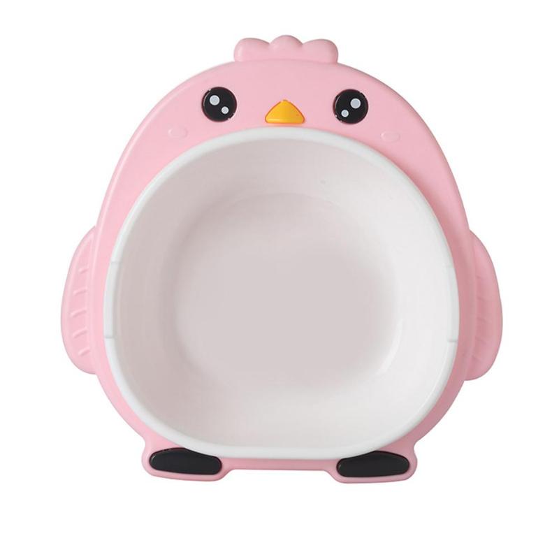 2 in 1 Cartoon Portable Baby Face Basin Kids Plastic Washbasin Baby Tubs: Pink