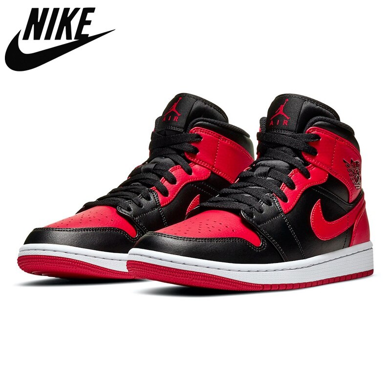 Original AJ 1 Mid Retro zapatos de baloncesto para hombres mujeres adiestramiento al aire libre deportes