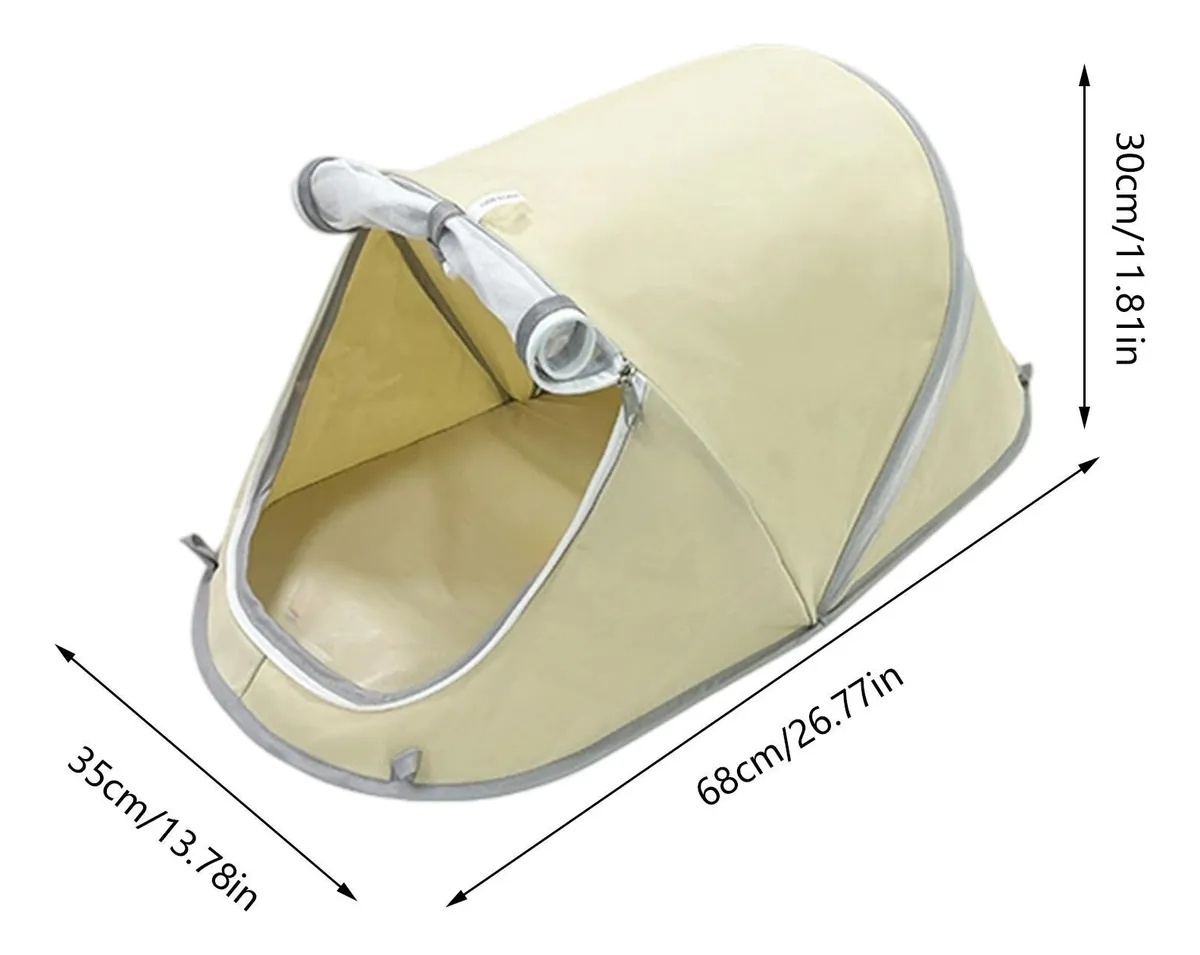 Tienda plegable para mascotas, casa portátil para perros y gatos, perrera ligera para acampar en interiores y exteriores, refugio para mascotas transpirable e impermeable