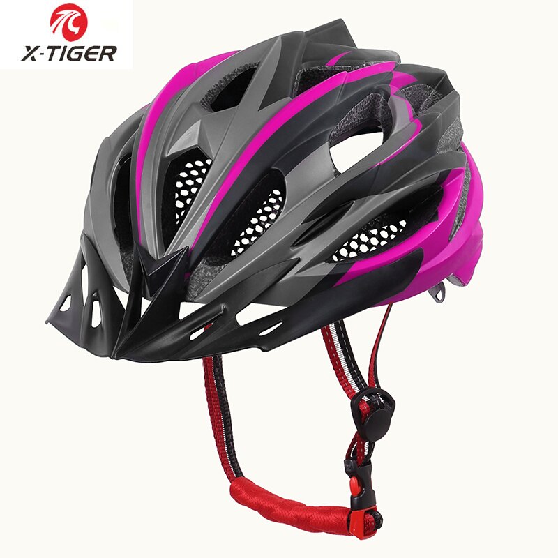 X-tiger kvinde cykelhjelm integral-mold cykel mountainbike hjelm ultralet cykelhjelm eps+pc cover mtb cykelhjelm: X-tk -0503