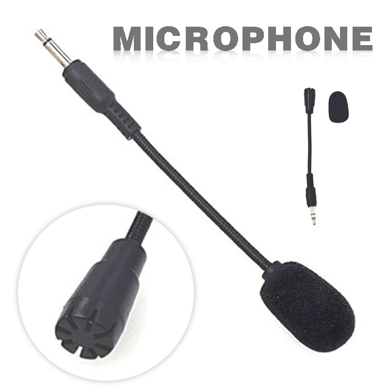 Portable 3.5mm Jack Plug Mini Microphone Mic Adjustable Gooseneck Stereo Voice Mono Microphone For Cell Phone Laptop