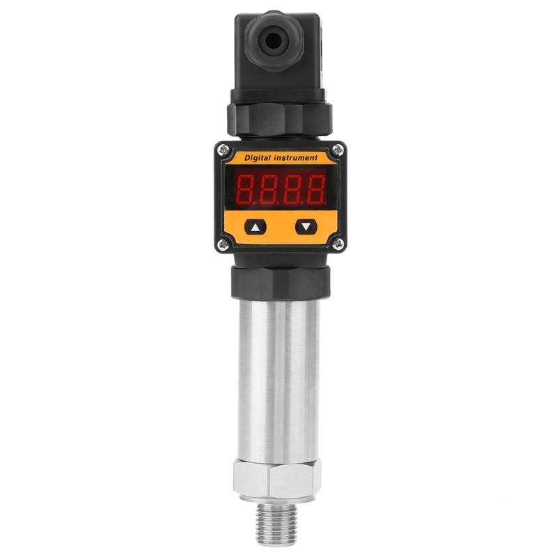 Heißer Kleine Silizium Drucksensor Wandler Absender mit Digital Anzeige 4-20mA DC24V Werkzeug