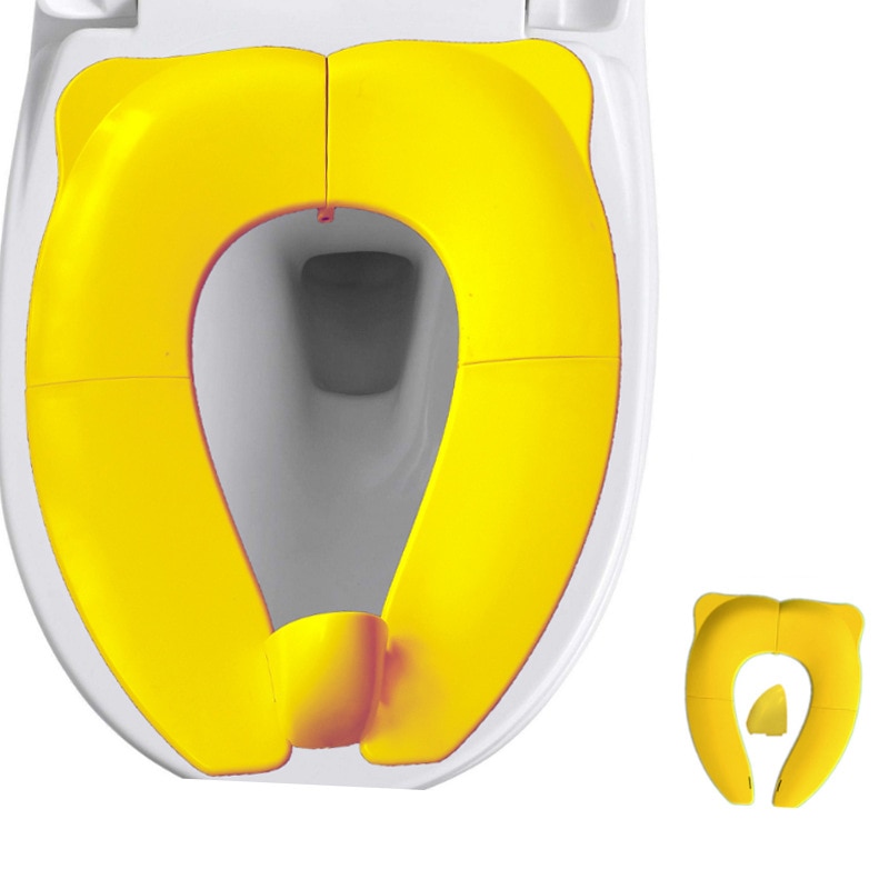 Pieghevole per Bambini Wc pad Antiscivolo per Bambini Wc pad Toilette Anello per Bambini Wc Orinatoio pad
