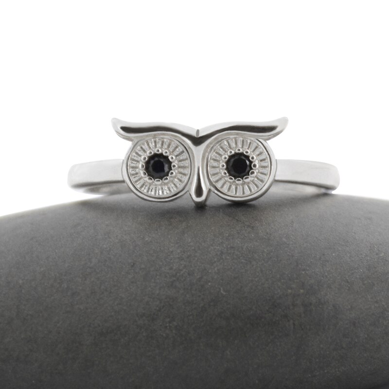 Anillo Vintage con de búho y águila para hombre y mujer, sortija ajustable, estilo Retro antiguo, Animal de amor de EE. UU., para mujer: Style 14