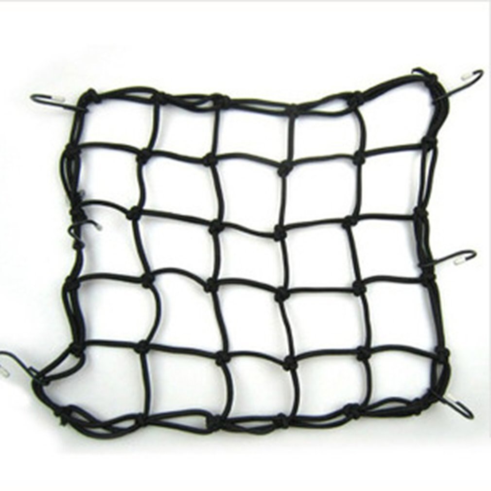 30X30Cm Bagage Cargo Mesh Netto Auto Accessoires Motorcycle Fietshelm Houder 6 Haken Hold Mesh Netto Zak auto Styling Tool