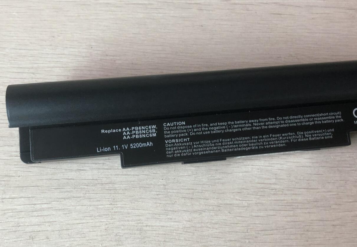 Nero Batteria per Samsung NC10 10.2 "NP-NC10 NC20 ND10 ND20 N110 N120 N130 N135 AA-PB1TC6B AA-PB6NC6W