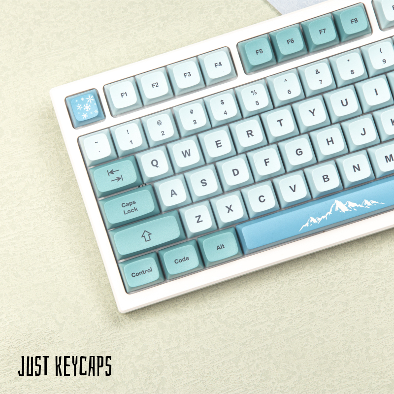 GMK Clone Iceberg 123 Keys PBT Dye Sub Keycaps XDA Profile For Cherry GMMK Pro Mechanical Keyboard 61 64 68 96 98 104 108 GMK
